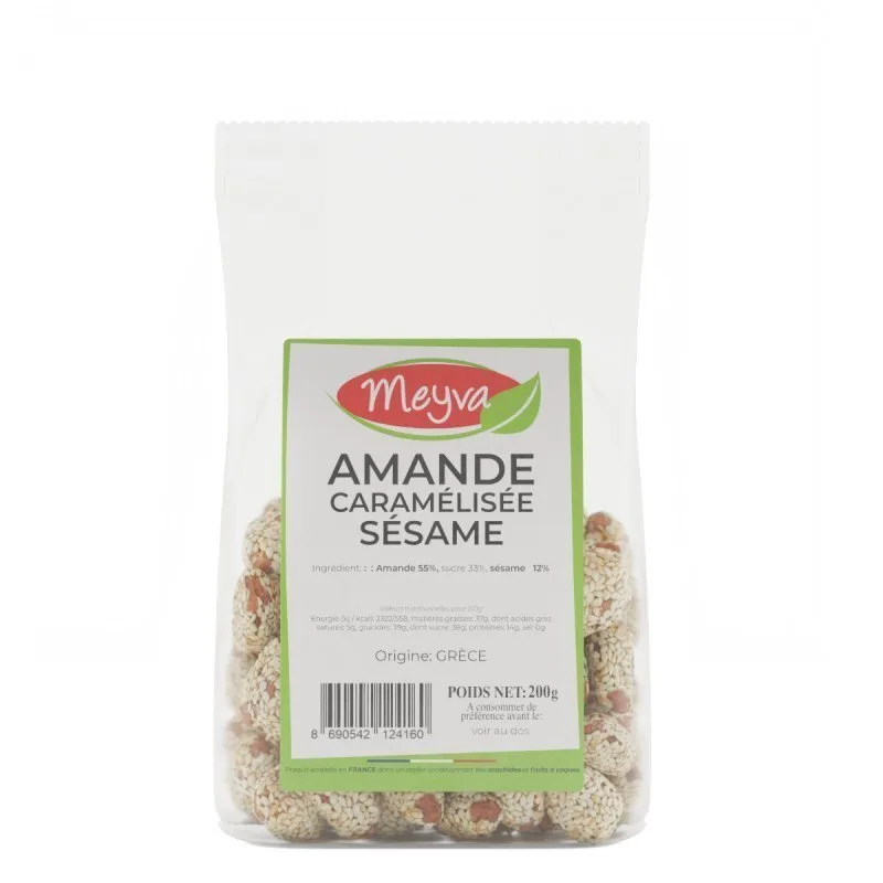 Meyva - Amande Caramelisée Sésame - 12x200g - 2