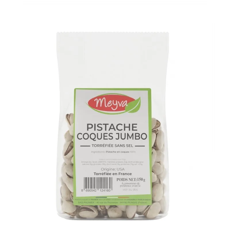 Meyva Pav - Pistachio Jumbo USA roasted without salt - 12x150g - 2