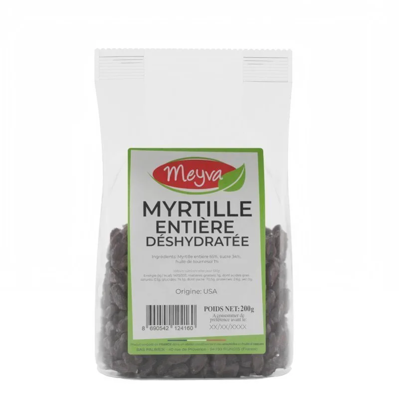 Meyva - dehydratisierter Ganzsache-Blaubeere - 12x200g