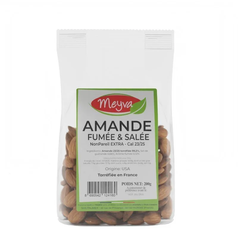 Meyva PAV - Mandel NonPareil - GERÄUCHERT - Cal 23/25 - 12x200g