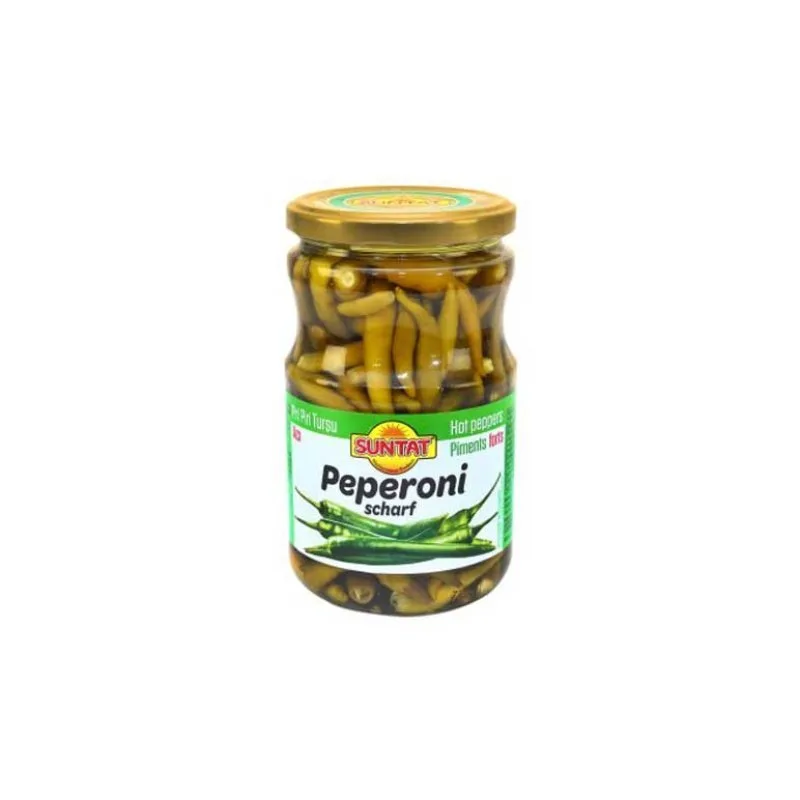 BOCAL SUNTAT - PEPPERONI / Piments forts Piri Biber Tursu - 590g - 12x660ml