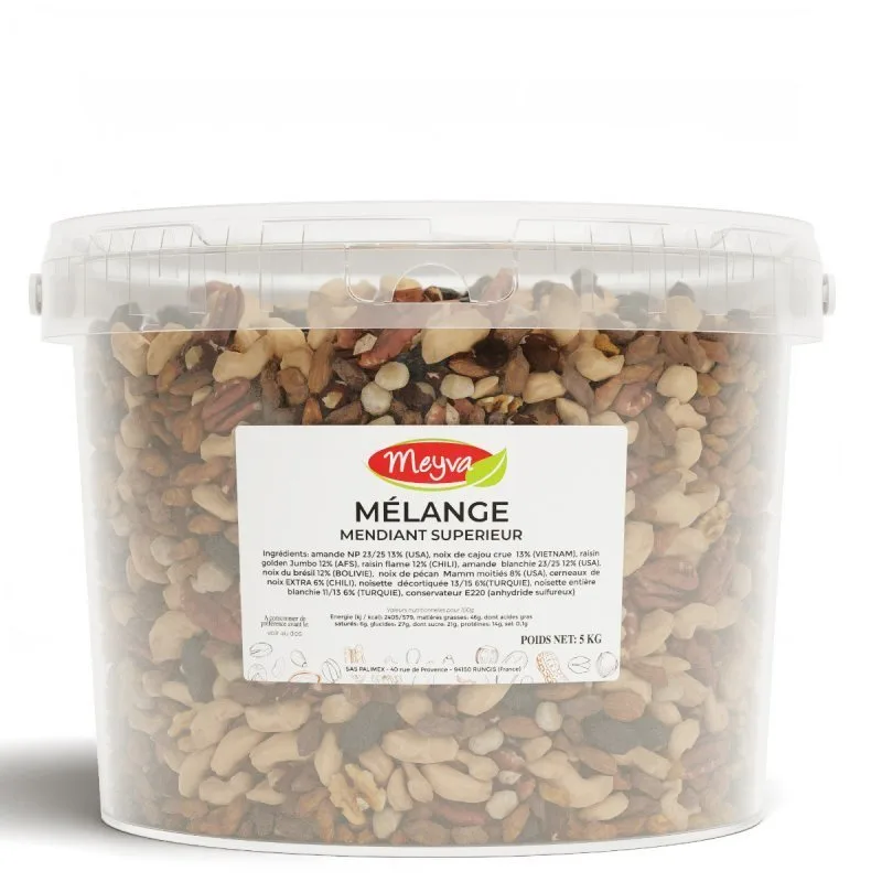 SEAU MEYVA - MELANGE MENDIANT SUPERIEUR 5KG