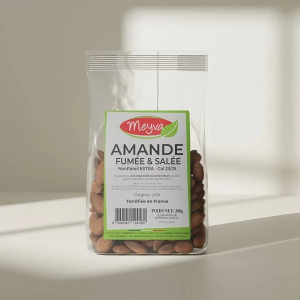 Meyva PAV - Mandel NonPareil - GERÄUCHERT - Cal 23/25 - 12x200g