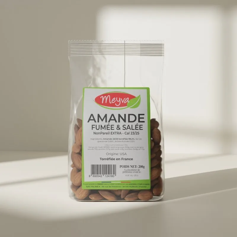 Meyva PAV - Mandel NonPareil - GERÄUCHERT - Cal 23/25 - 12x200g - 3
