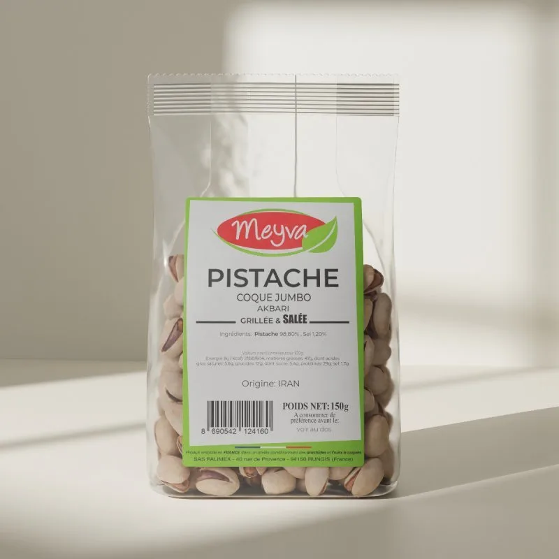 Meyva - Pistache Coque Grillée/Salée Akbari Jumbo - Iran - 12x150g - 3