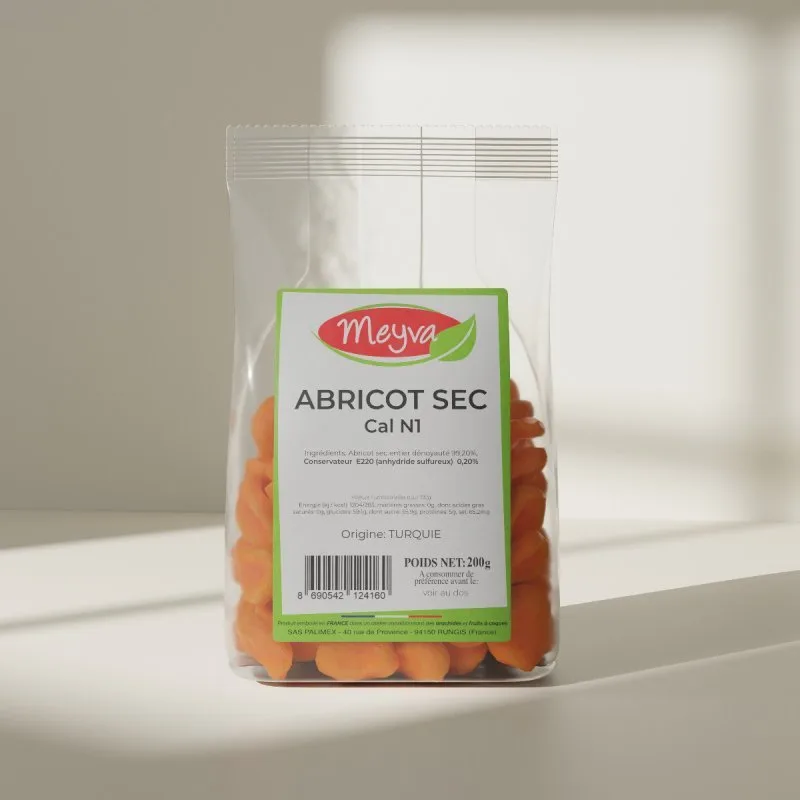 Meyva - Abricot Sec - Cal N1 - 12x200g - 3