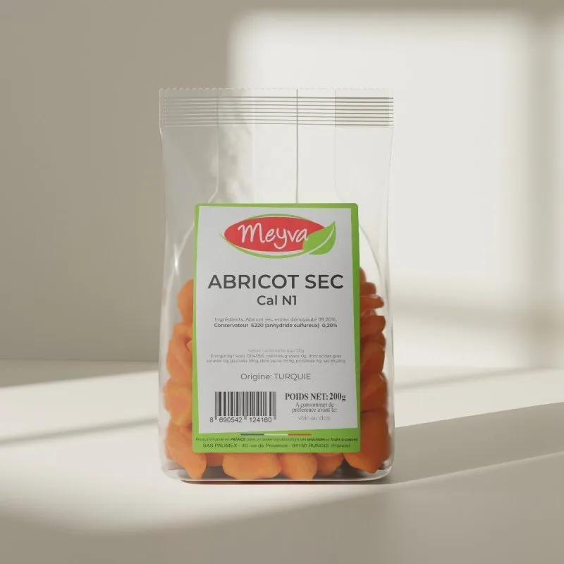 Meyva - Abricot Sec - Cal N1 - 12x200g - 3