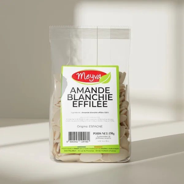 Meyva - Blanched Slivered Almonds - 12x150g
