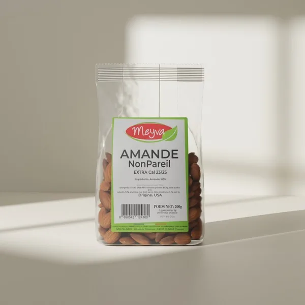 Meyva - Amande Crue Nonpareil Extra 23/25 - 12x200g