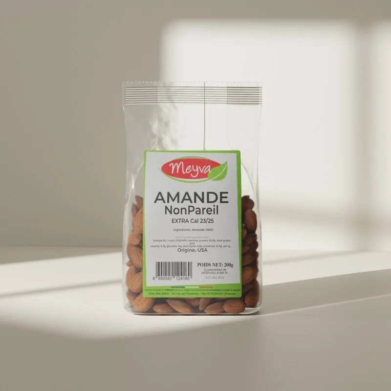 Meyva - Amande Crue Nonpareil Extra 23/25 - 12x200g - 3
