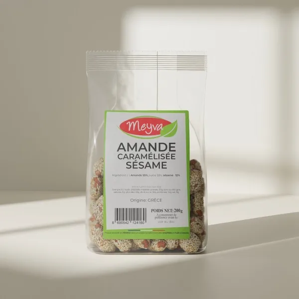 Meyva - Amande Caramelisée Sésame - 12x200g