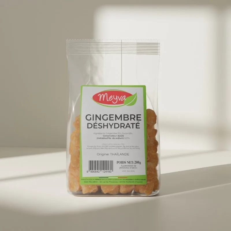 Meyva - Gingembre déshydraté et sucré - 12x200g - 3