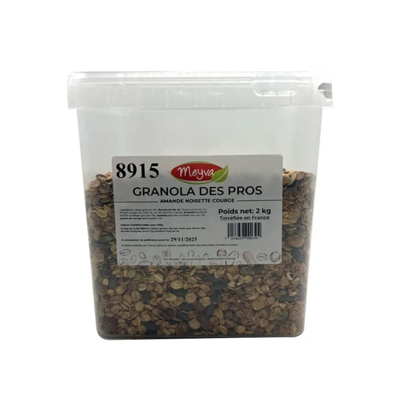 Eimer Meyva - Müsli von Profis - Mandel. Nussbraun. Kerze - 2kg