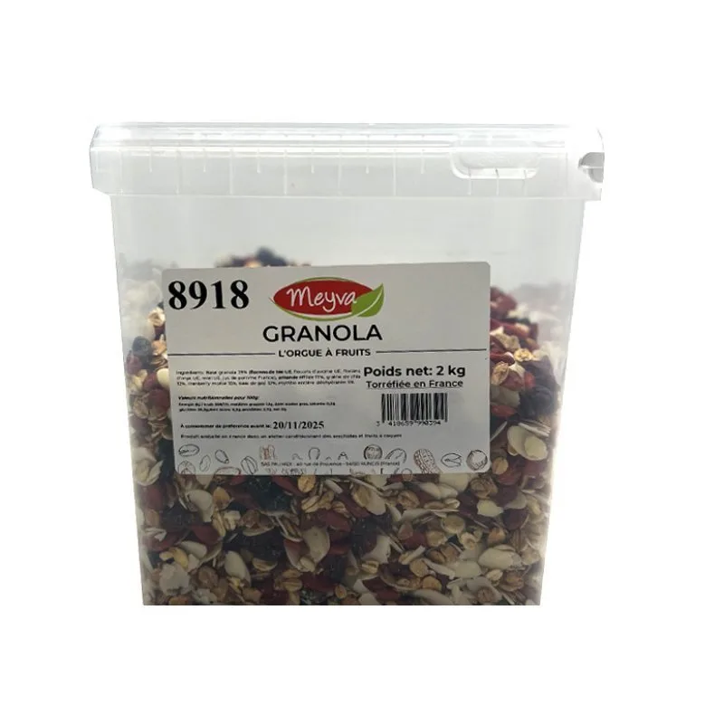 Bucket Meyva - Granola The Fruit Organ - 2kg