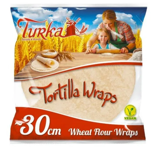PAIN PITA - TORTILLA - GALETTE DE BLE 30cm - 6 SACHETS