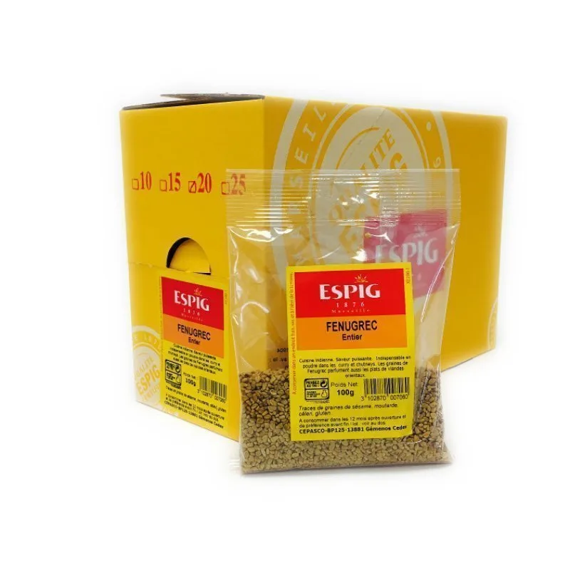 WHOLE FENUGREEK - Espig - 20x100g