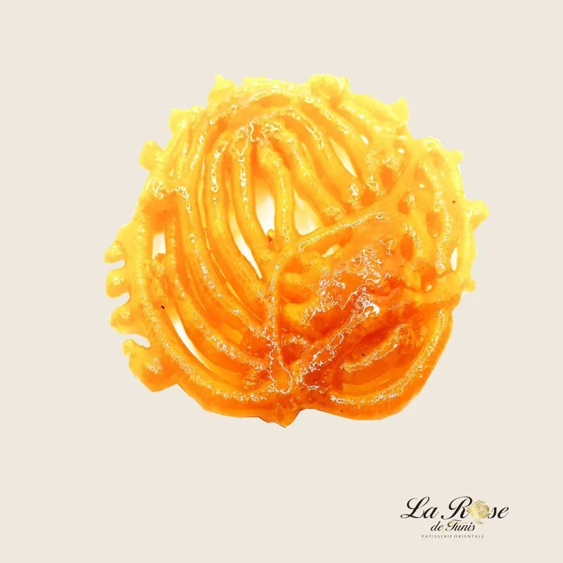Pâtisserie Rose de Tunis - Barquette Zlabia - 12x175g
