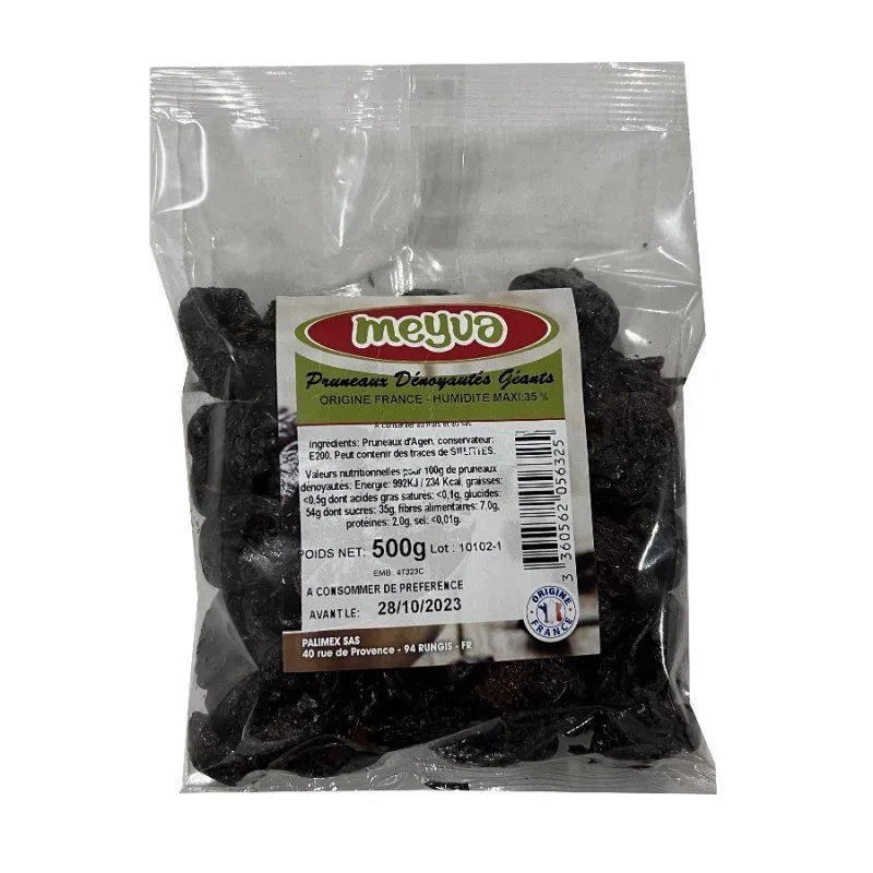 BACKPFLAUME D'AGEN IGP 33/44 - 20X500G FEUCHTIGKEIT 35%MAXI