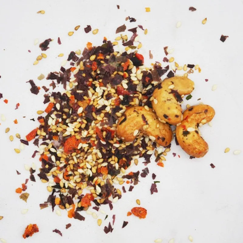 SNACK APERITIF - NOIX DE CAJOU ALGUE & SESAME - POIVRON. PIMENT - 2.5KG - 2
