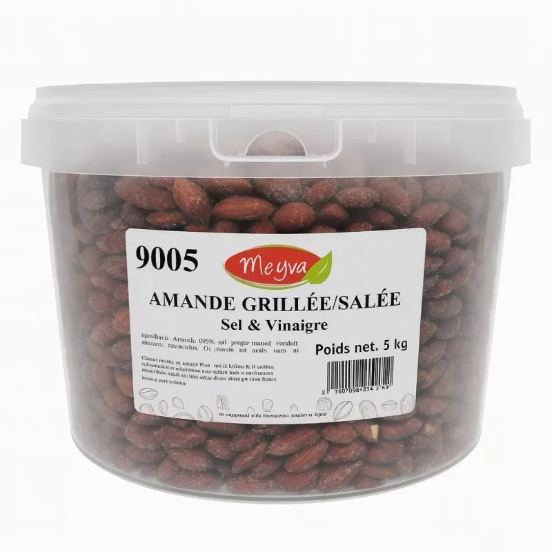 BUCKET MEYVA - ALMOND ROASTED/SALTED - Salt & Vinegar 5KG