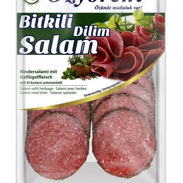 OZYOREM - BITKILI DILIM SALAM - Salami aux Herbes - 12X80G
