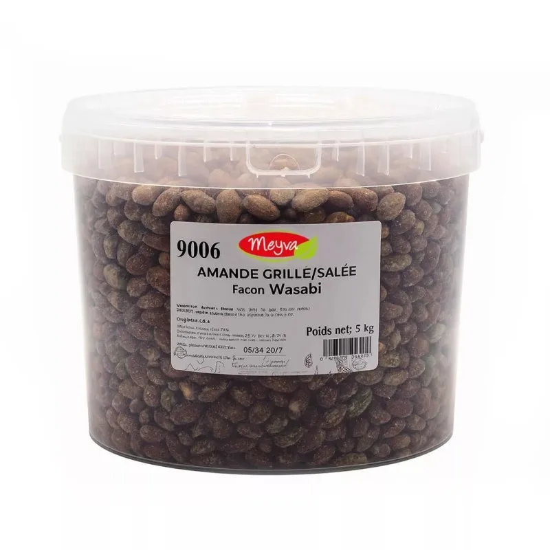 SEAU MEYVA - AMANDE GRIL/SALEE - SAVEUR WASABI 5KG