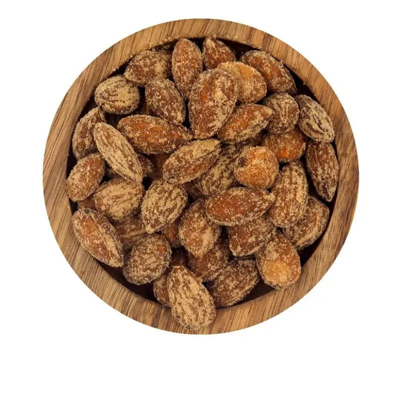 LUXUS-GLAS MEYVA - GERÄUCHERTE UND GESALZENE MANDEL - 10x75g