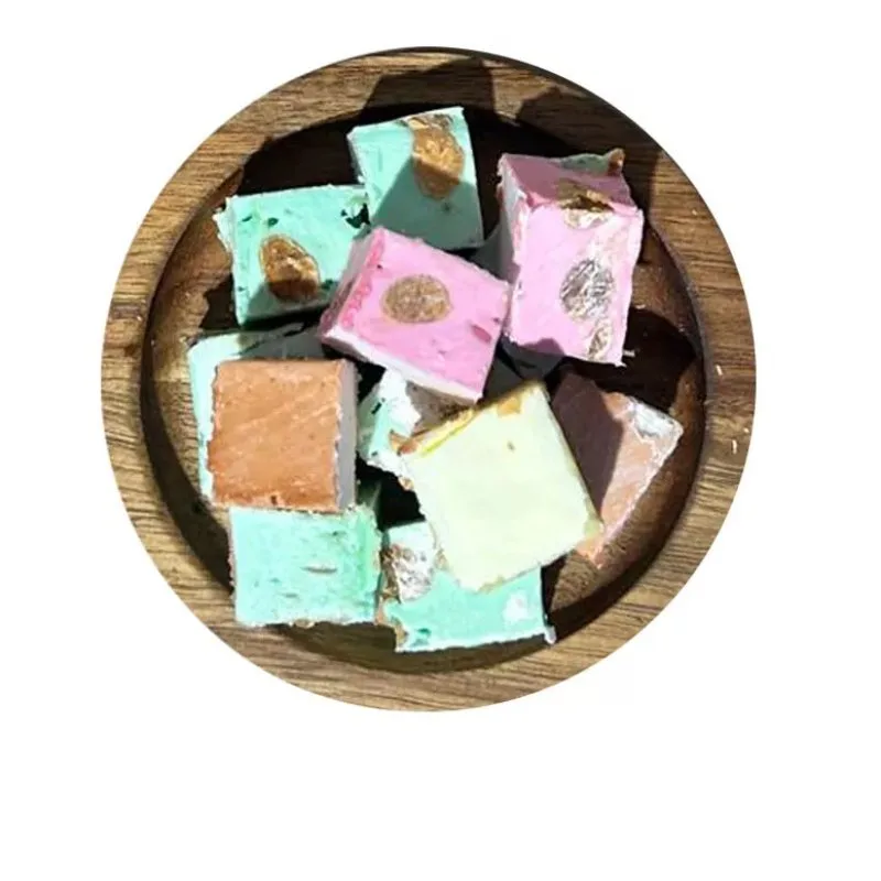 Nougat tendre - Couleurs et assortis - Amandes torréfiées - 5kg