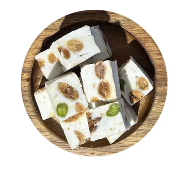 Nougat tendre - Amandes torréfiées et pistaches - 5kg