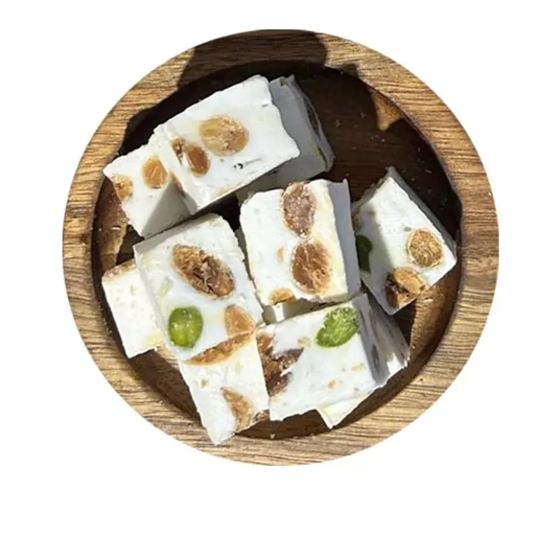 Nougat tendre - Amandes torréfiées et pistaches - 5kg