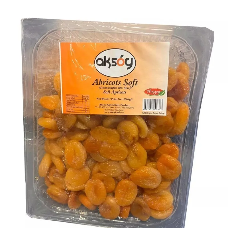 Aprikose Soft Türkei Extra Feucht 40% Max – Neue Ernte – Karton 2 x 2,5 kg