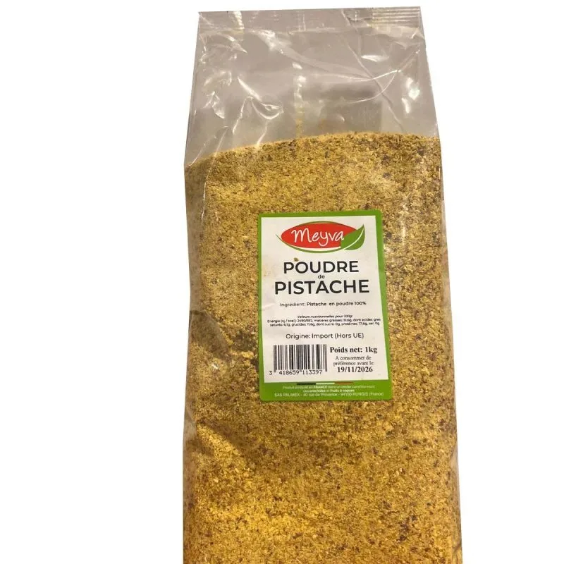 MEYVA – Pistache en Poudre – Qualité Professionnelle – Carton 8 x 1 kg