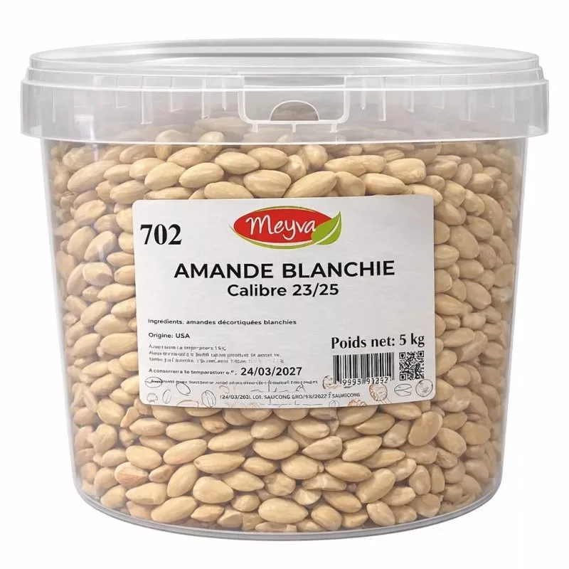 SEAU MEYVA - AMANDE BLANCHIE 23/25 5KG