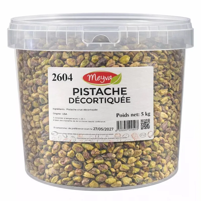 SEAU MEYVA - PISTACHE DECORTIQUEE CRUE 5KG