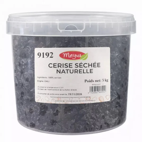 SEAU MEYVA - CERISE SECHEE NATURELLE DU CHILI - 5KG