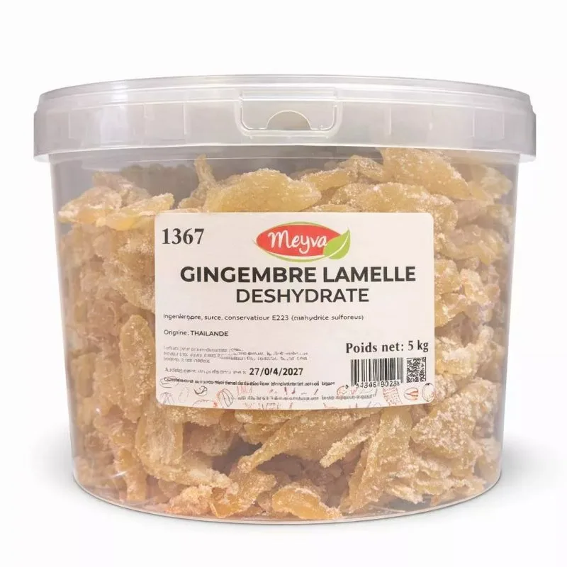 BUCKET MEYVA - GINGER DEHYDRATED SLICES 5KG