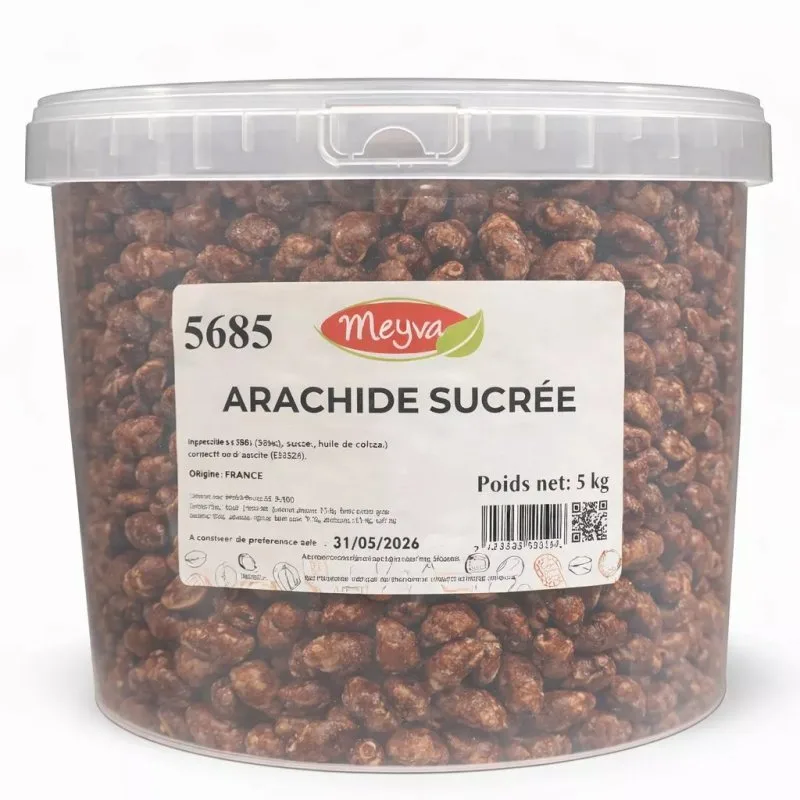 SEAU MEYVA - ARACHIDE SUCREE SANS COLORANT 5KG