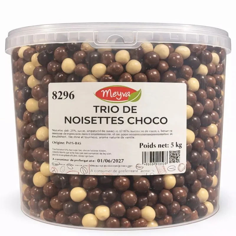 SEAU MEYVA - TRIO DE NOISETTES CHOCO - 5KG