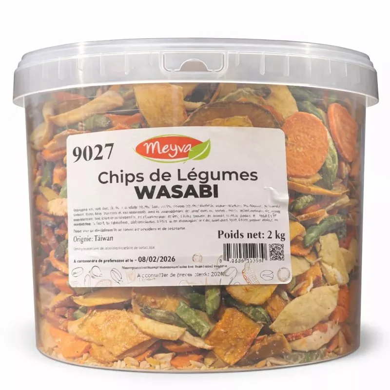 SEAU MEYVA - Chips de Légumes ! ! WASABI ! !  - 2kg