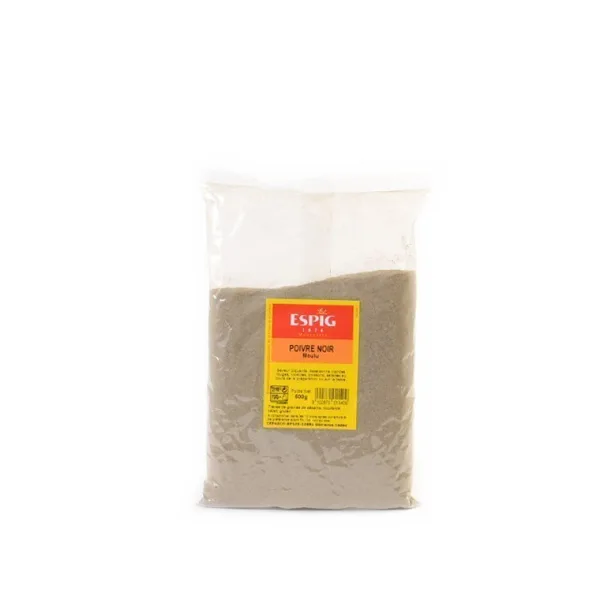 POIVRE NOIR MOULU 500G - Espig