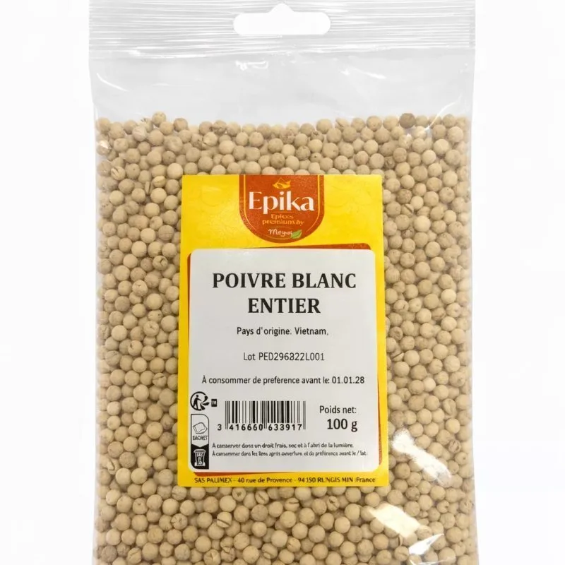 Epika - WEISSER PFEFFER GANZ - 20x100g