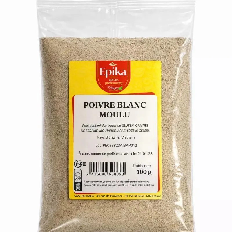 Epika - WEISSER PFEFFER GEMAHLEN - 20x100g