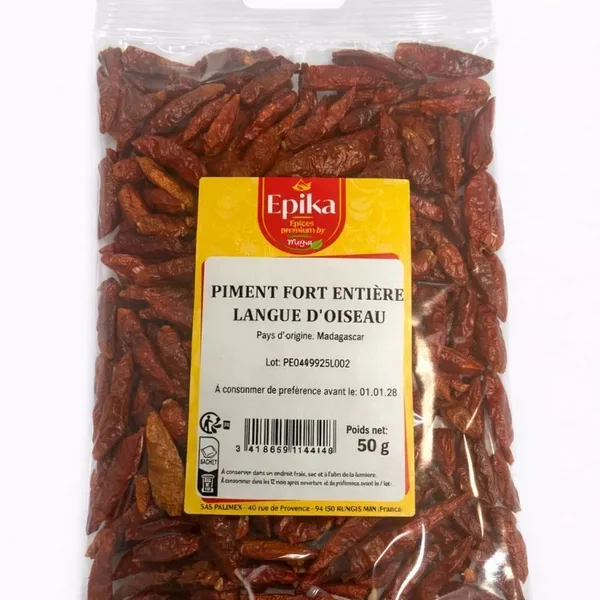 Epika - CHILI SCHARF GANZ Vogelaugen - 20x50g