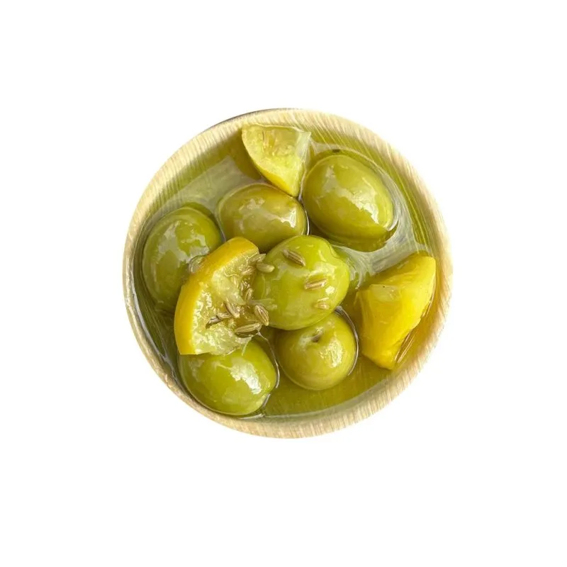 Grüne Oliven - ÄGYPTEN - Kaliber 10/12 - ZITRONE FENCHEL - 10KG - 2