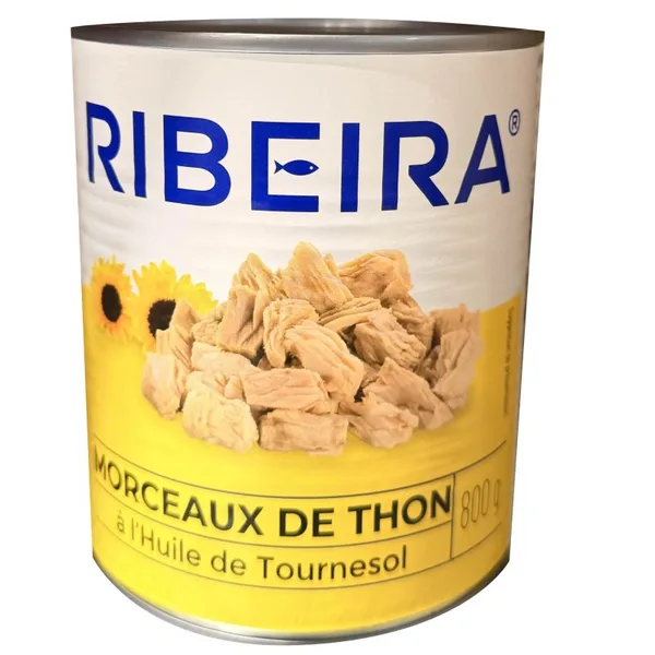 THUNFISCH IN ÖL STÜCKE RIBEIRA 4/4 - 12x800G