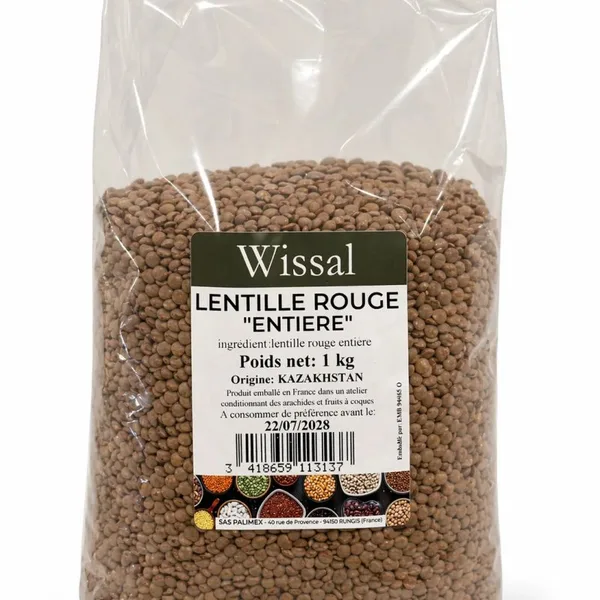 WISSAL - ROTE LINSEN GANZ 12x1KG