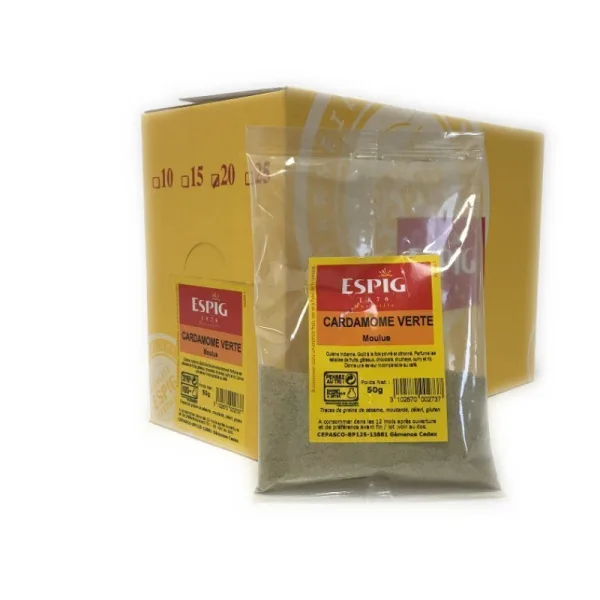 CARDAMOME VERTE MOULUE - Espig - 20x50g