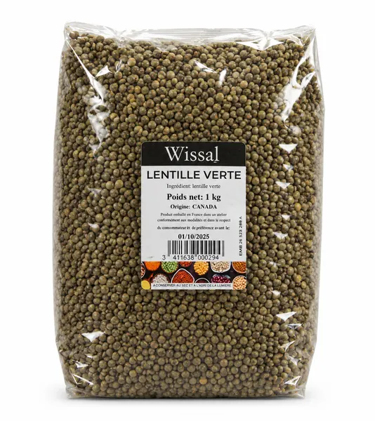 WISSAL - LENTILLES VERTES 12x1kg