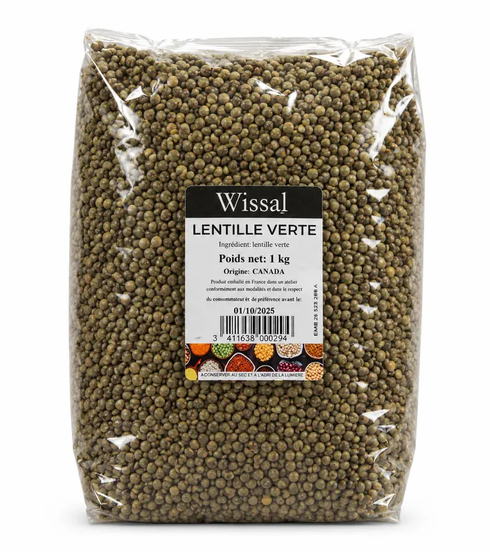 WISSAL - LENTILLES VERTES 12x1kg