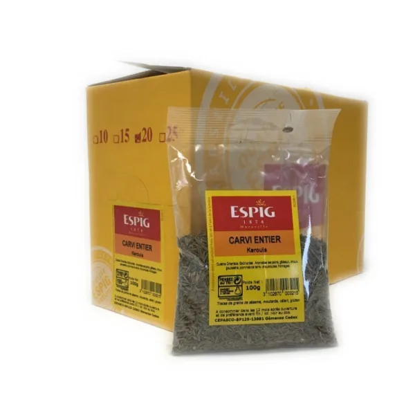 CARVI BLOND ENTIER KEROUIA - Espig - 20x100g